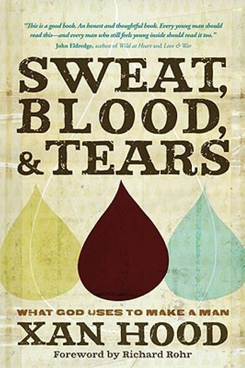 sweat, blood, and tears,what god uses to make a man