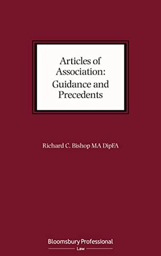 Articles of Association: Guidance and Precedents (en Inglés)