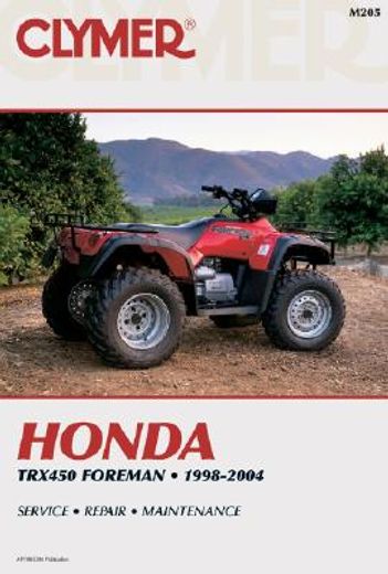 honda trx450 foreman 1998-2004