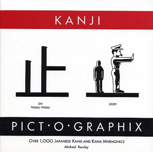 kanji pict-o-graphix,over 1,000 japanese kanji and kana mnemonics (en Inglés)