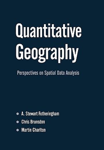 quantitative geography: perspectives on spatial data analysis (in English)