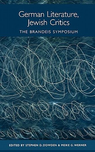 german literature, jewish critics,the brandeis symposium