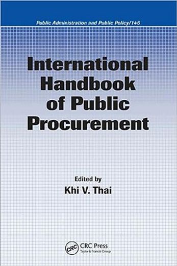 International Handbook of Public Procurement (en Inglés)