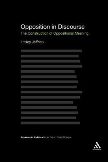 opposition in discourse (en Inglés)