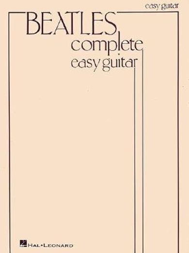 beatles complete easy guitar