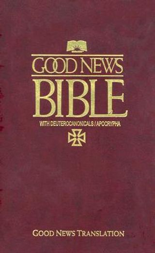 good news bible,burgundy