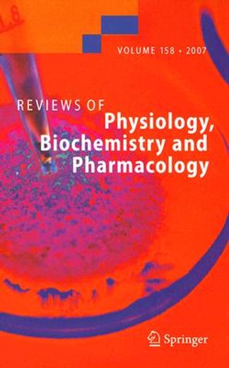 reviews of physiology, biochemistry and pharmacology