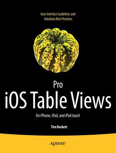 pro ios table views,for iphone, ipad, and ipod touch