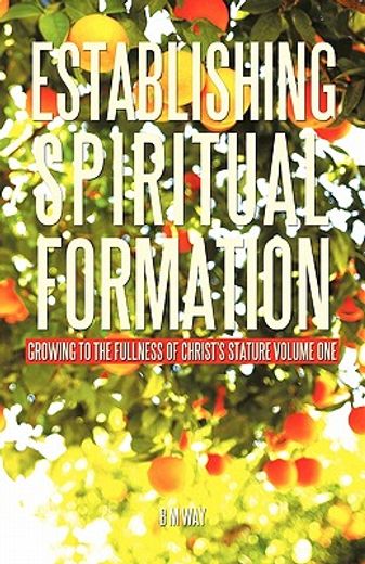 establishing spiritual formation,growing to the fullness of christ`s stature volume one