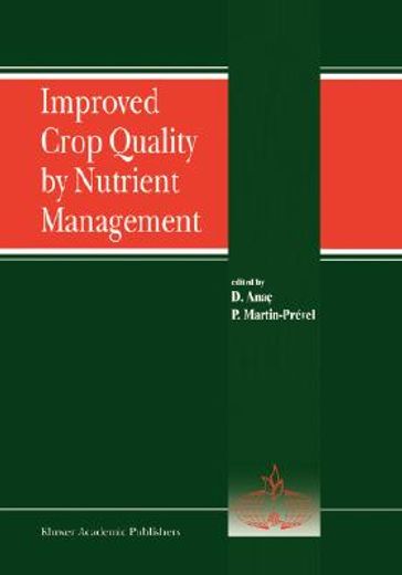 improved crop quality by nutrient management (in English)