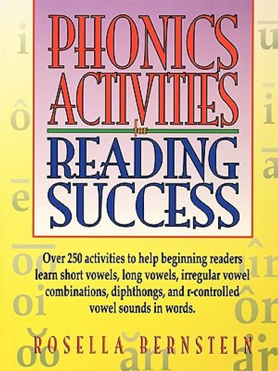 phonics activities for reading success (en Inglés)