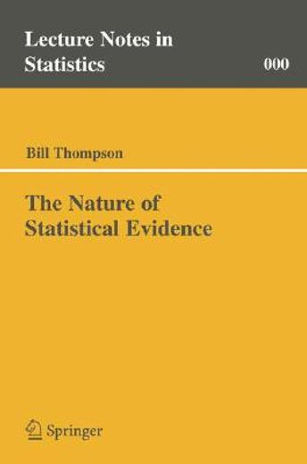 the nature of statistical evidence