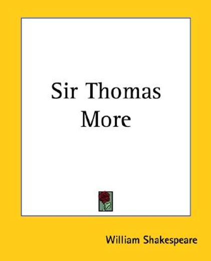sir thomas more