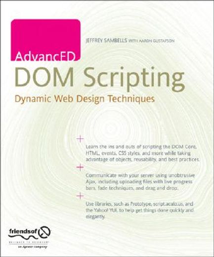 advanced dom scripting,dynamic web design techniques