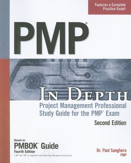 pmp in depth,project management professional study guide for pmp exam