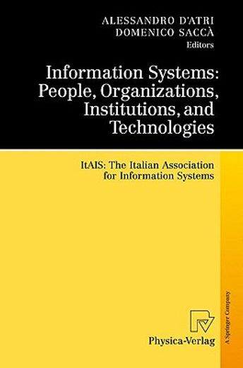interdisciplinary aspects of information systems studies,the italian association for information systems