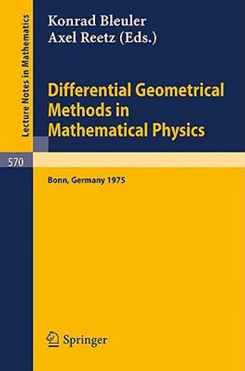differential geometrical methods in mathematical physics (in French)