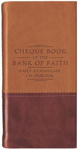 chequ of the bank of faith tan/burg (en Inglés)
