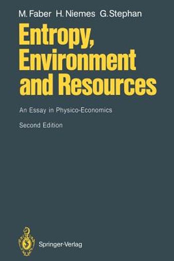 entropy, environment and resources,an essay in physico-economics