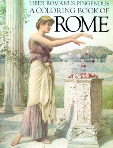 a coloring book of rome (en Inglés)