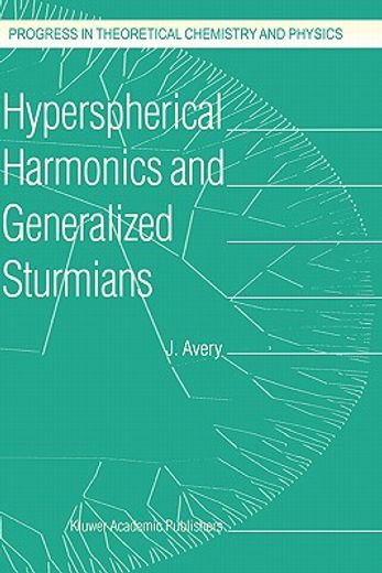 hyperspherical harmonics and generalized sturmians (en Inglés)