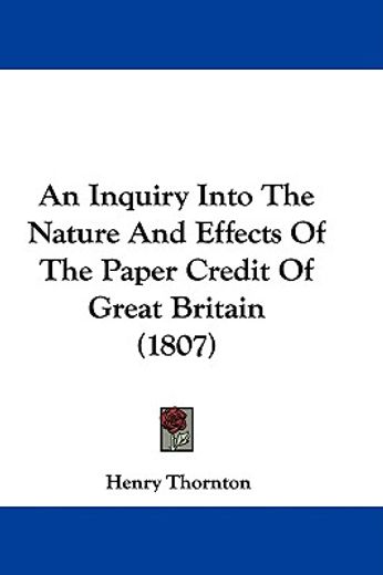 an inquiry into the nature and effects o