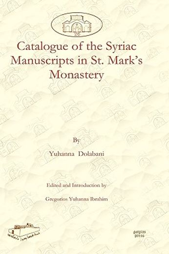 catalogue of the syriac manuscripts in st. mark’s monastery,syriac patrimony 8