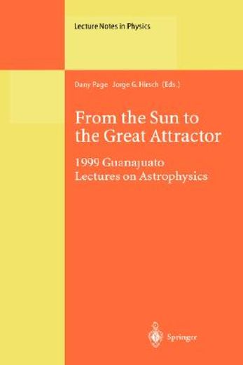 from the sun to the great attractor