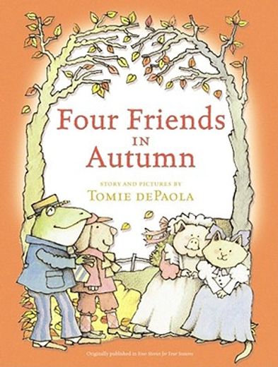 four friends in autumn (en Inglés)