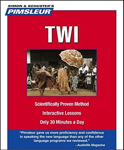 twi, compact,learn to speak and understand twi with pimsleur language programs, 10 lessons + reading