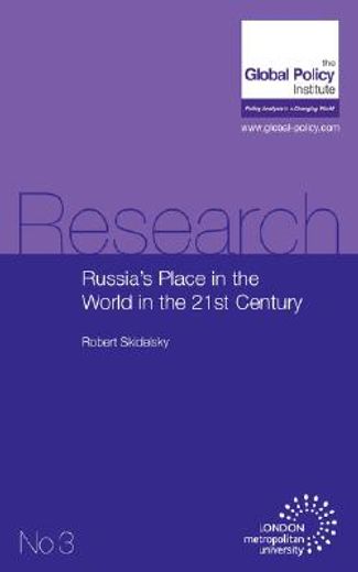 russia´s place in the world in the 21st century