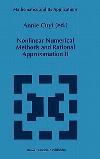 nonlinear numerical methods and rational approximation ii (en Inglés)