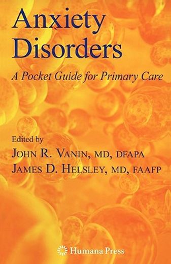 anxiety disorders,a pocket guide for primary care