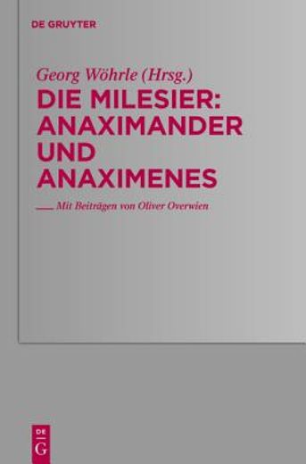 anaximander und anaximenes