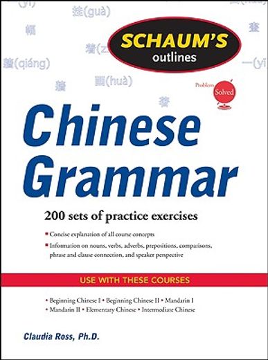 schaum´s outline of chinese grammar (en Inglés)