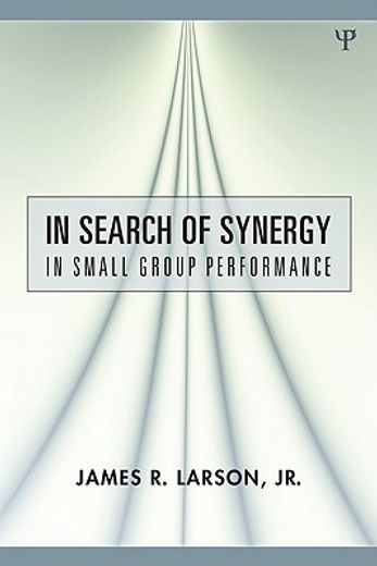 in search of synergy in small group performance,in search of synergy