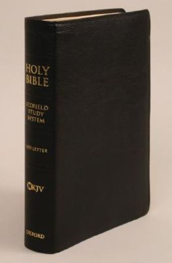 the scofield study bible iii,new king james version, black genuine leather (en Inglés)