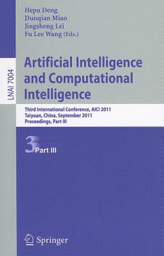 artificial intelligence and computational intelligence (en Inglés)