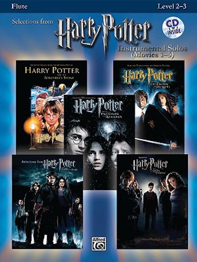 selections from harry potter instrumental solos (movies 1-5),flute, level 2-3