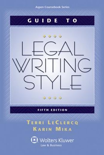 guide to legal writing style