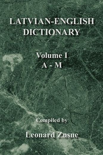 latvian-english dictionary,a - m (in English)