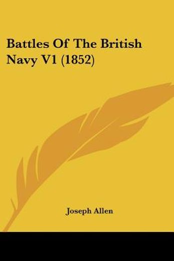 battles of the british navy v1 (1852)