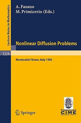 problems in nonlinear diffusion (en Inglés)