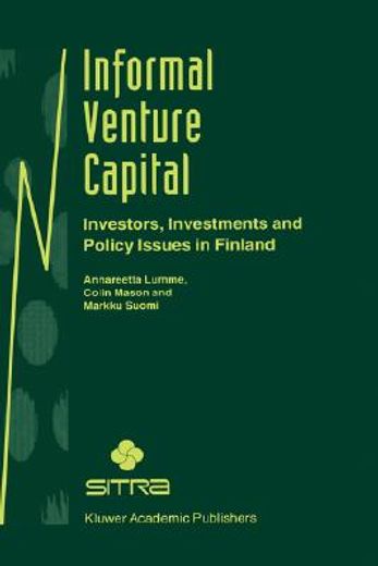 informal venture capital (en Inglés)