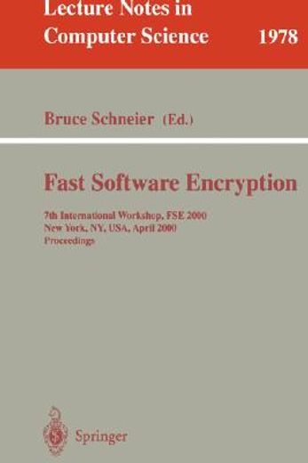 fast software encryption (in English)