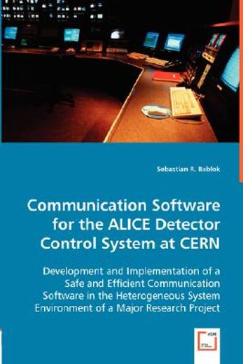 communication software for the alice detector control system at cern