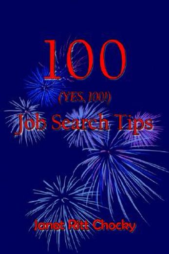 100 (yes, 100!) job search tips