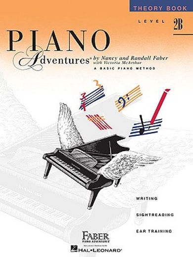 piano adventures theory book, level 2b,a basic piano method (in English)