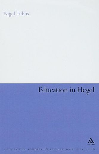 education in hegel