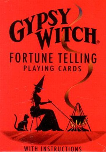 gypsy witch fortune telling playing cards (in English)